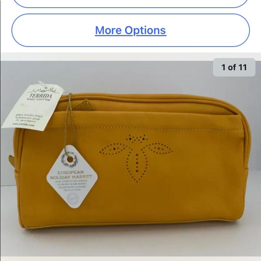 Terrida Marco Polo - Yellow Calf Leather Bag